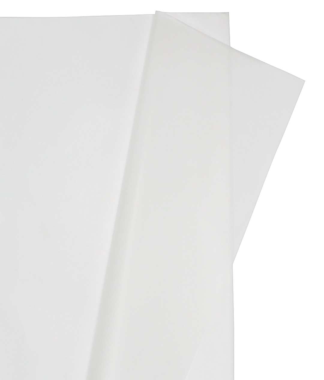 Изображение Однотонна матова плівка для квітів біла (матова) у листах 20 шт.