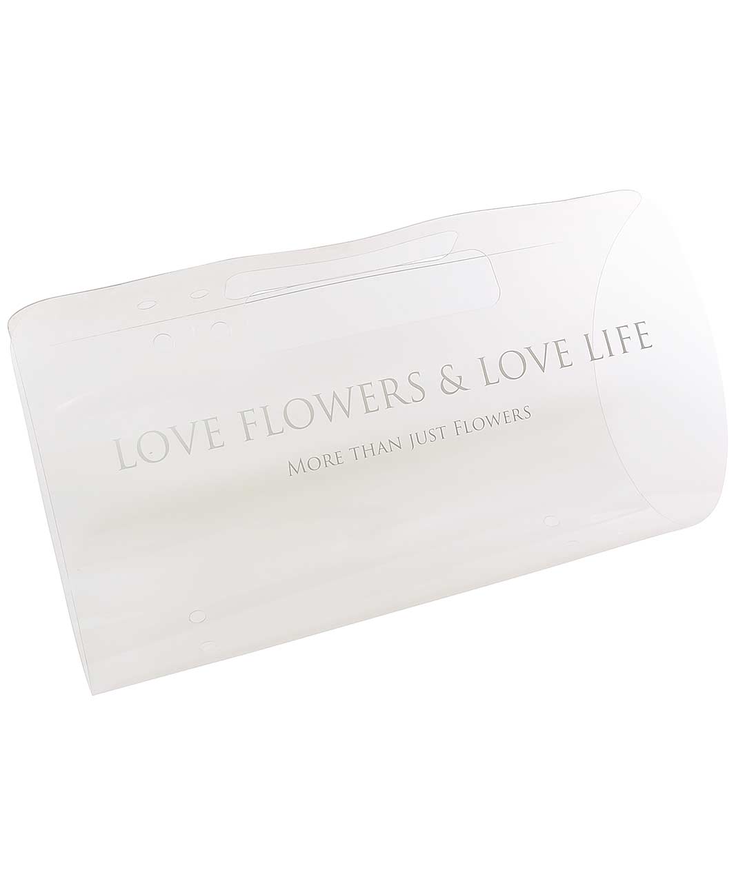 Изображение Прозора сумка для квітів Love Flowers срібло