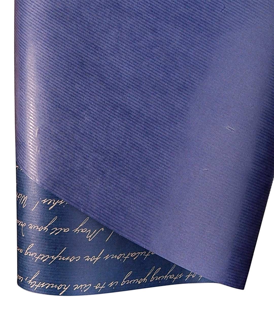 Изображение Бумага для цветов и подарков Multicolor Письмо Темно-синяя светло-коричневые буквы
