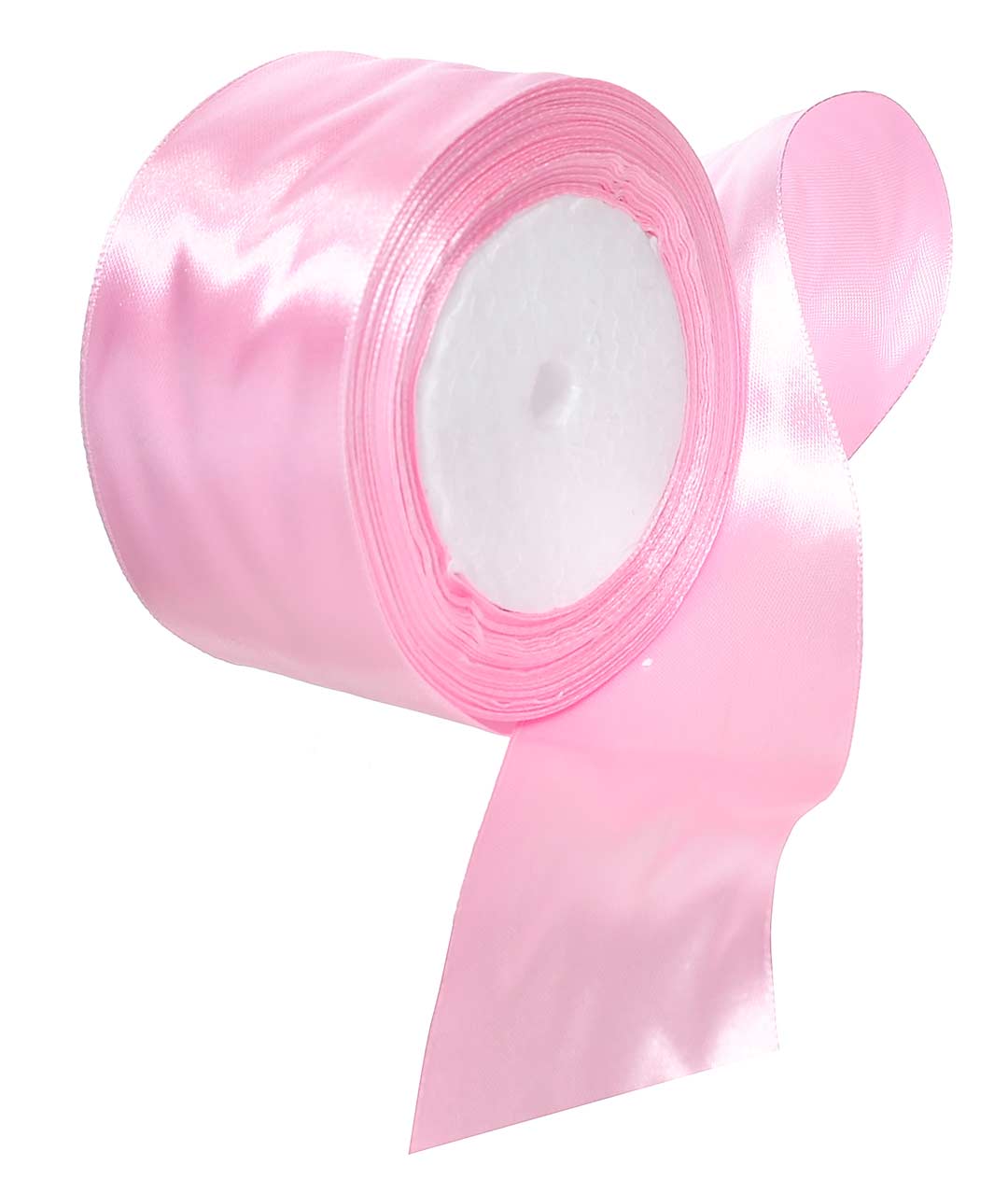Изображение Лента атласная светло-розовая А004