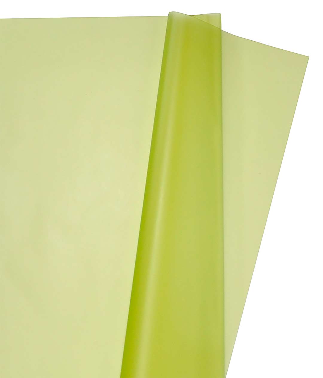 Изображение Однотонная матовая пленка для цветов оливковая в листах 20 шт.