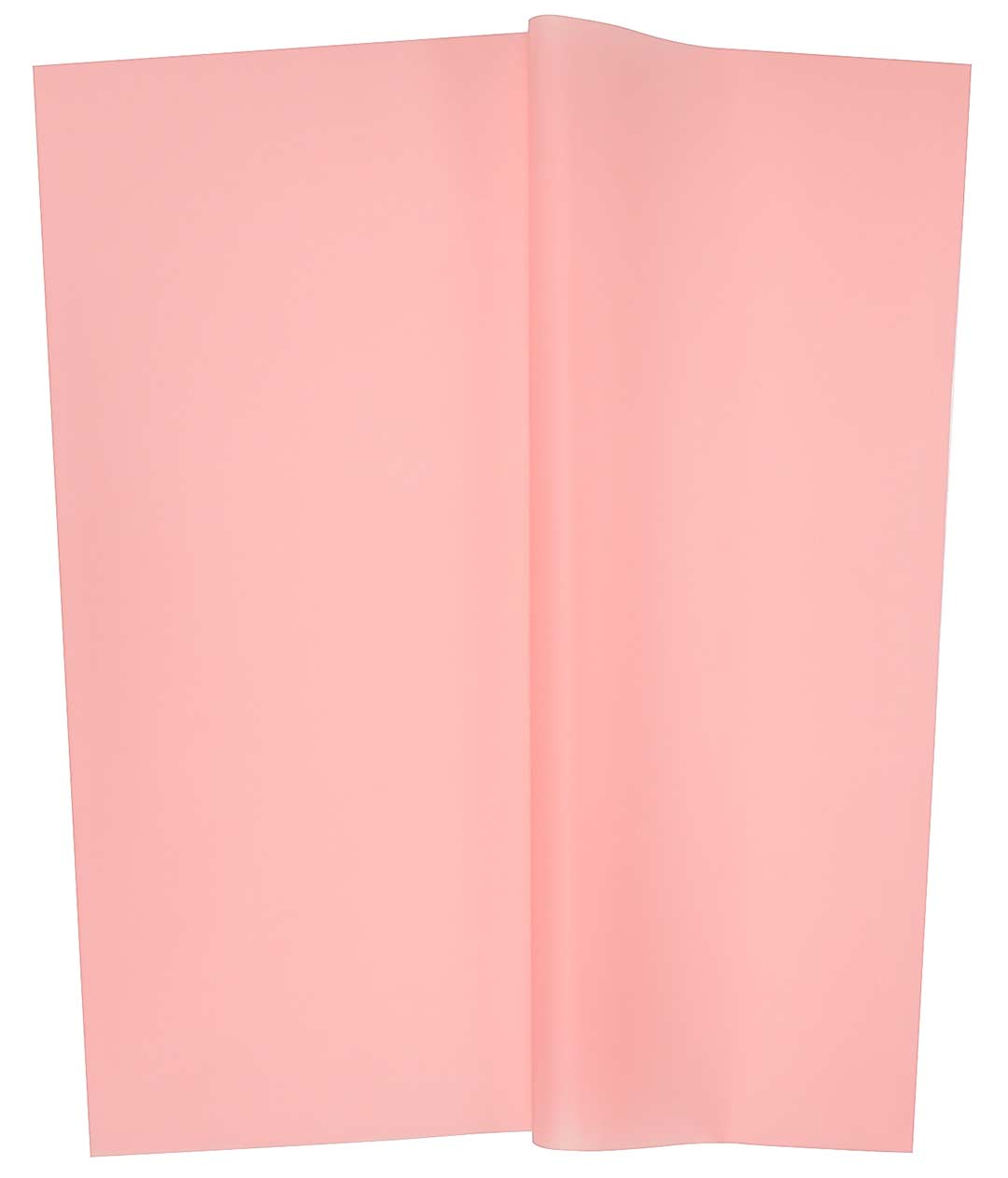 Изображение Однотонная матовая пленка для цветов пильно-розоваяв листах 20 шт.