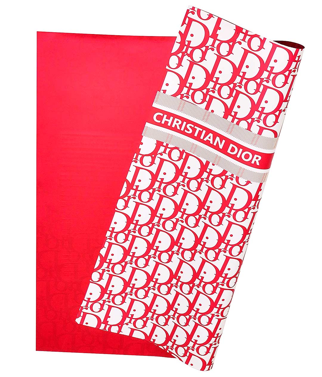 Изображение Пленка в листах для цветов красная «Dior» 20 шт