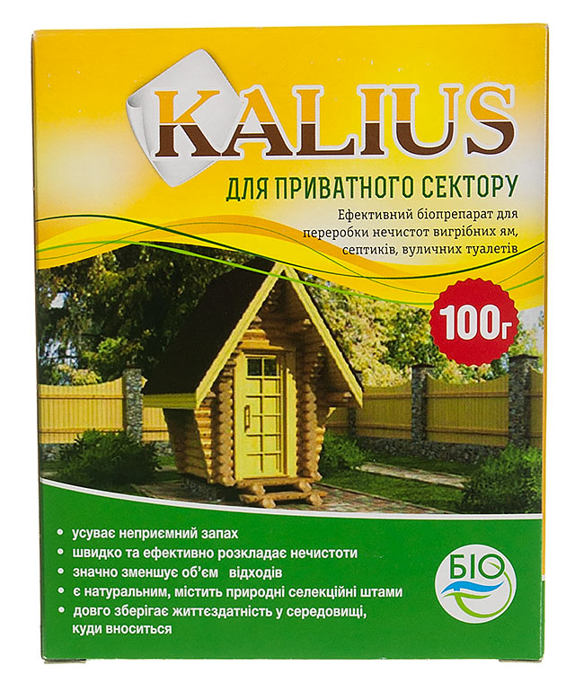 Изображение Биопреперат Kalius для туалетов, частного сектора