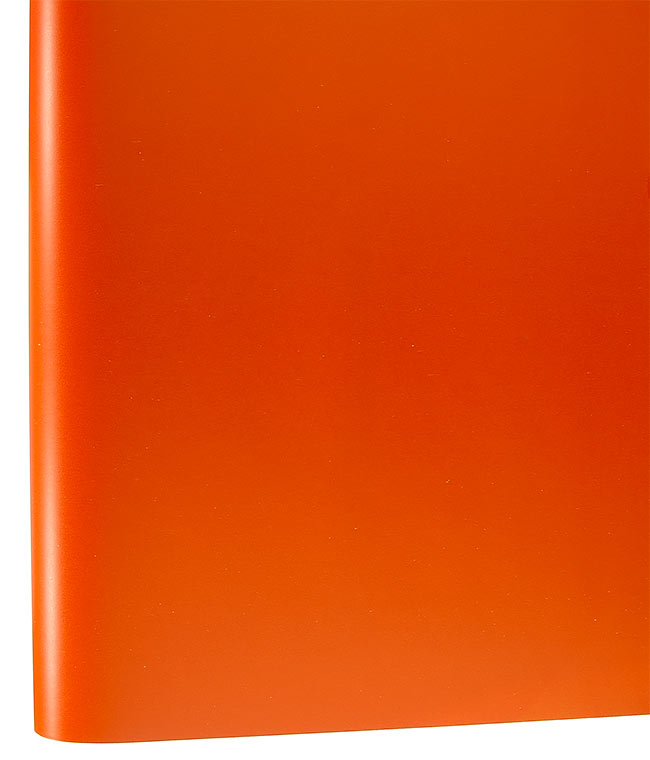 Изображение Картон флористический двусторонний в рулоне оранжево-фиолетовый 125гр/м2