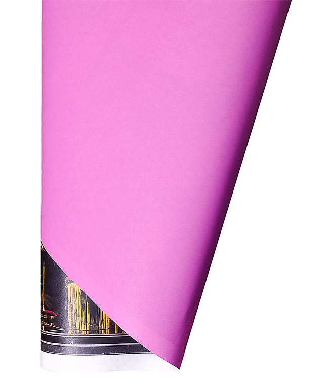 Изображение Бумага для упаковки цветов Prada Barcelona темно-розовая