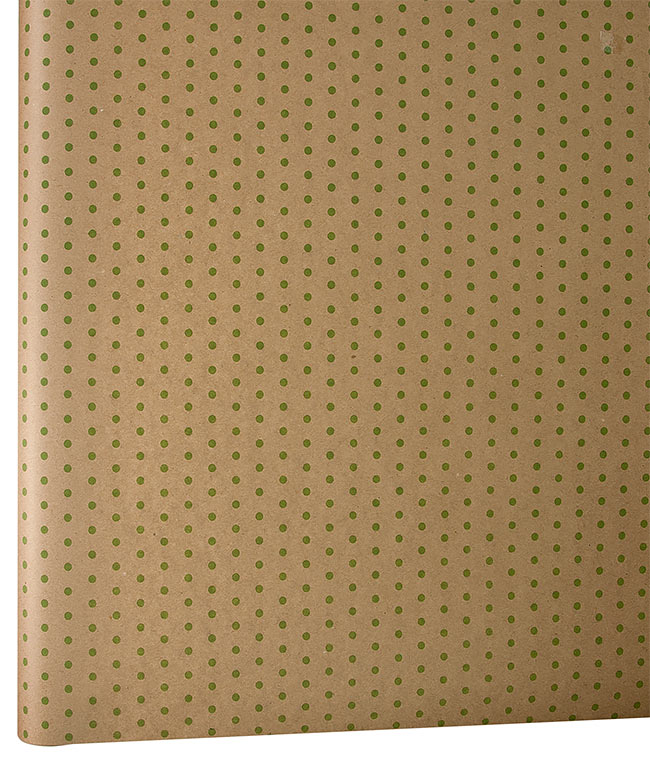 Изображение Папір для квітів Горох коричневий горох зелений