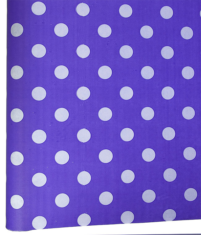 Изображение Бумага флористическая Multicolor Горох фиолетовая