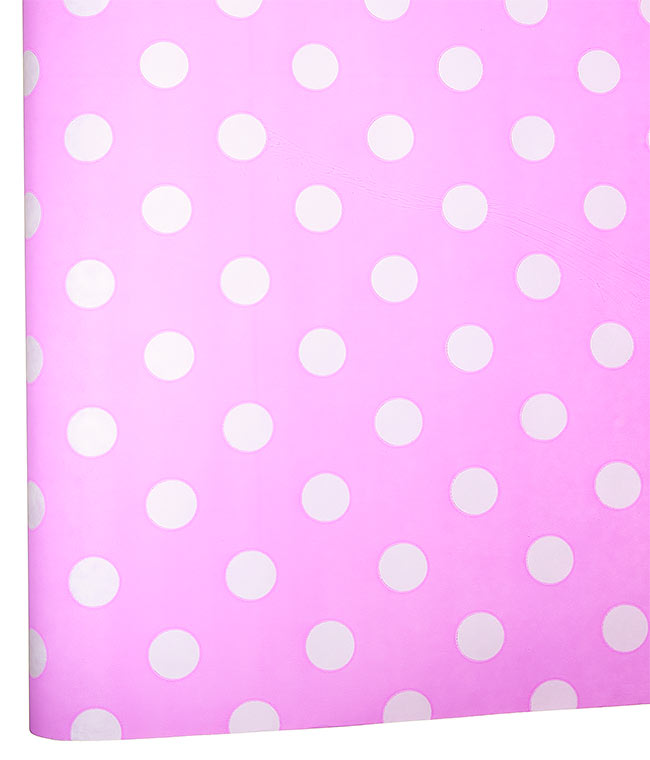 Изображение Бумага флористическая Multicolor Горох розовая