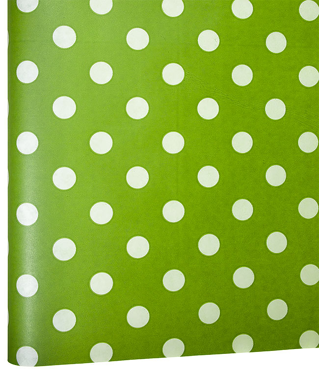 Изображение Бумага флористическая Multicolor Горох зеленая