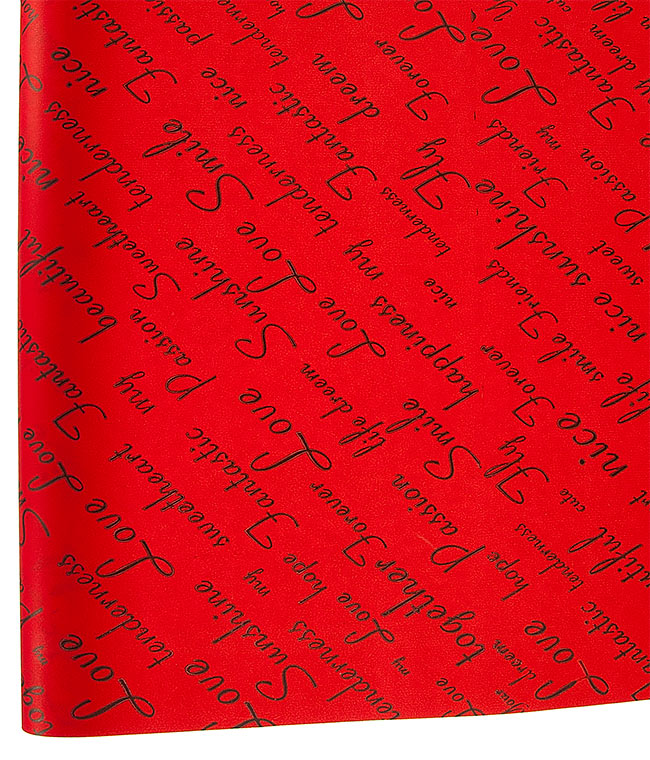 Изображение Бумага для цветов Multicolor Love Fantastic красная с черным