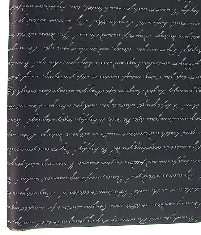 Изображение Бумага флористическая Multicolor Письмо черно-белое