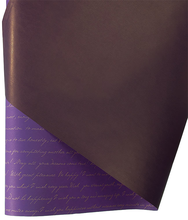 Изображение Бумага для цветов и подарков Multicolor Письмо фиолетовая