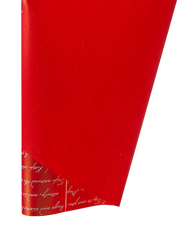 Изображение Бумага флористическая Multicolor Письмо красно-белая