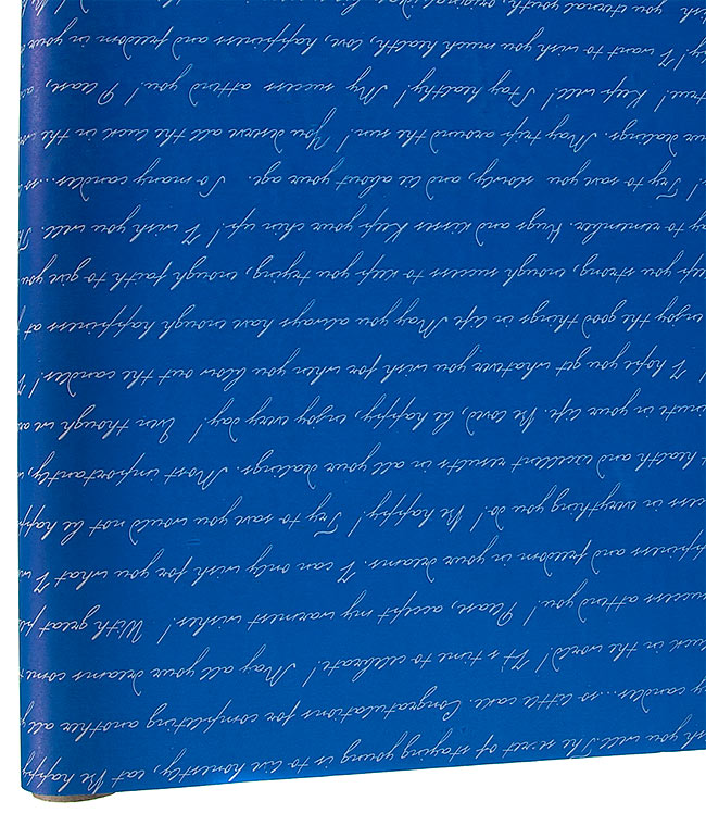 Изображение Бумага флористическая Multicolor Письмо сине-белое