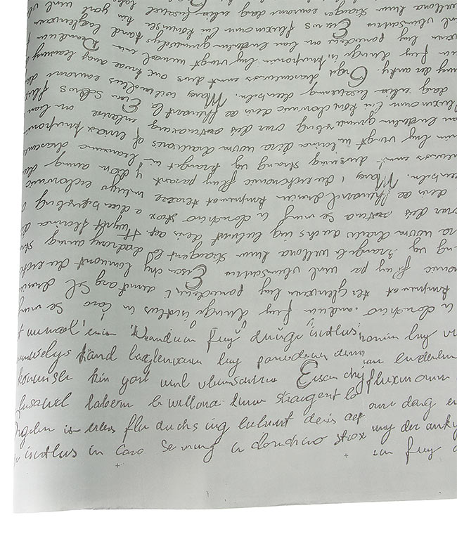 Изображение Бумага флористическая Multicolor французское письмо серо-черное