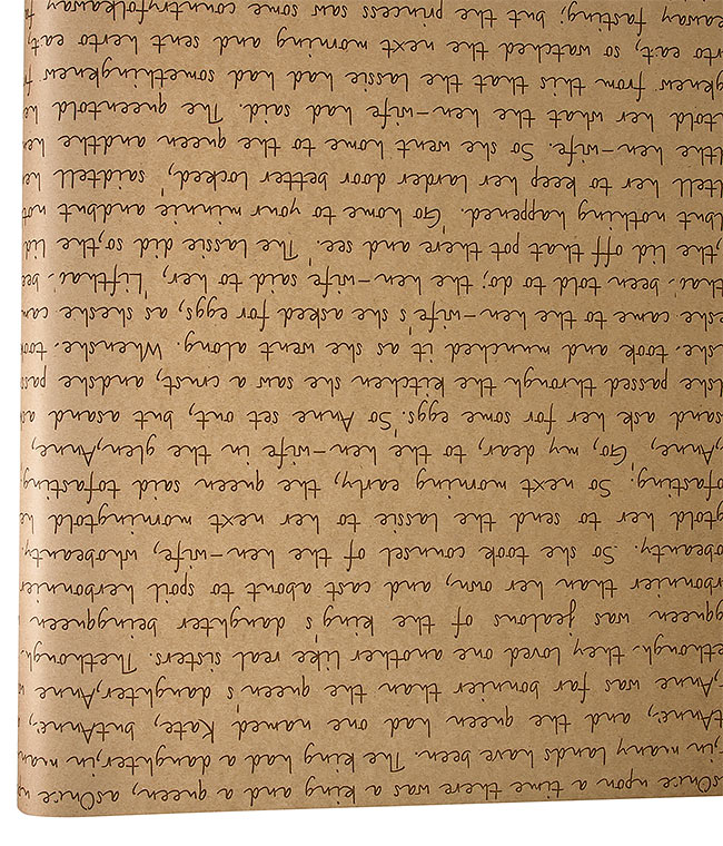 Изображение Бумага для цветов коричневая Письмо коричневое DEKO