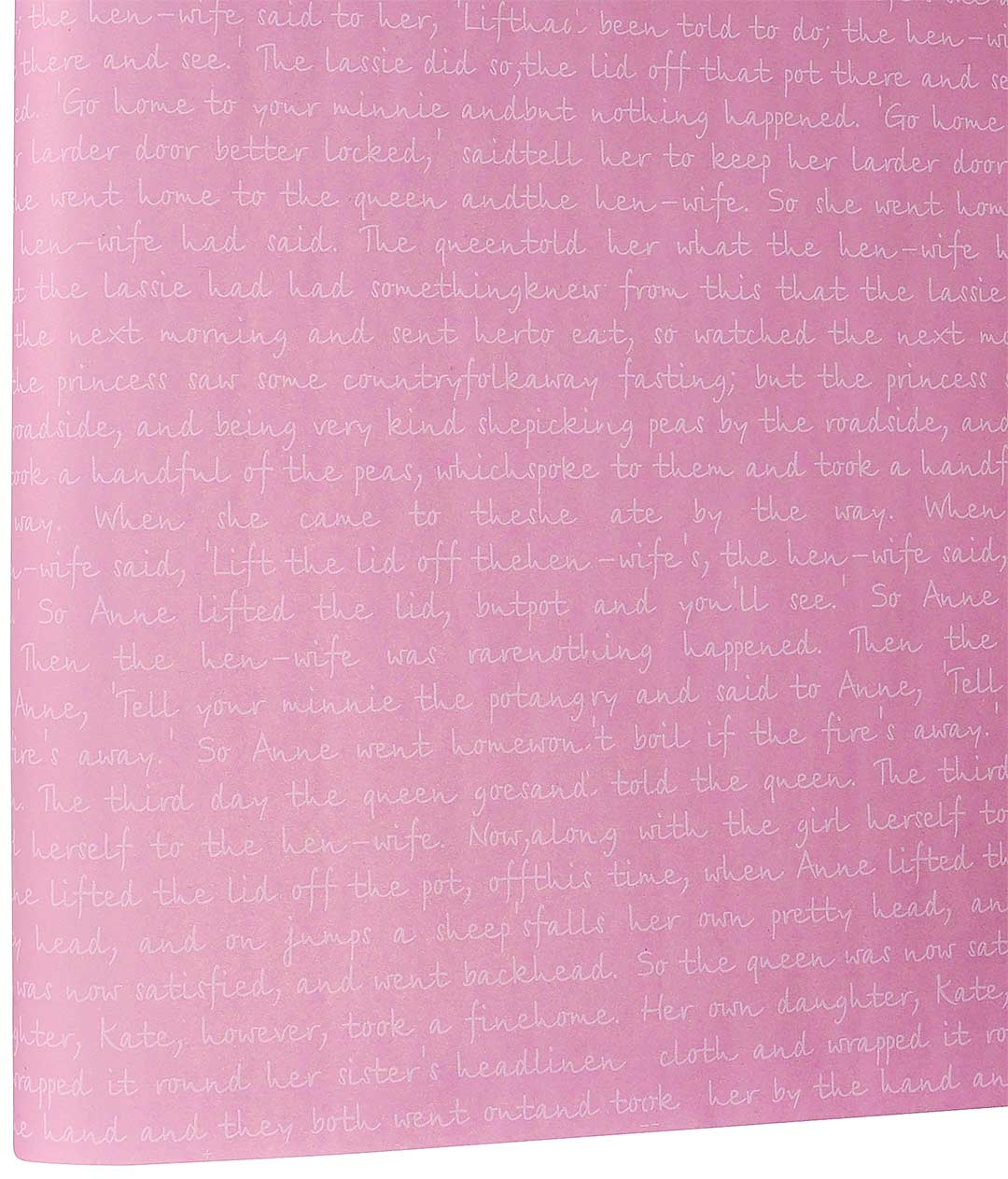 Изображение Папір для квітів рожевий Шрифт білий DEKO