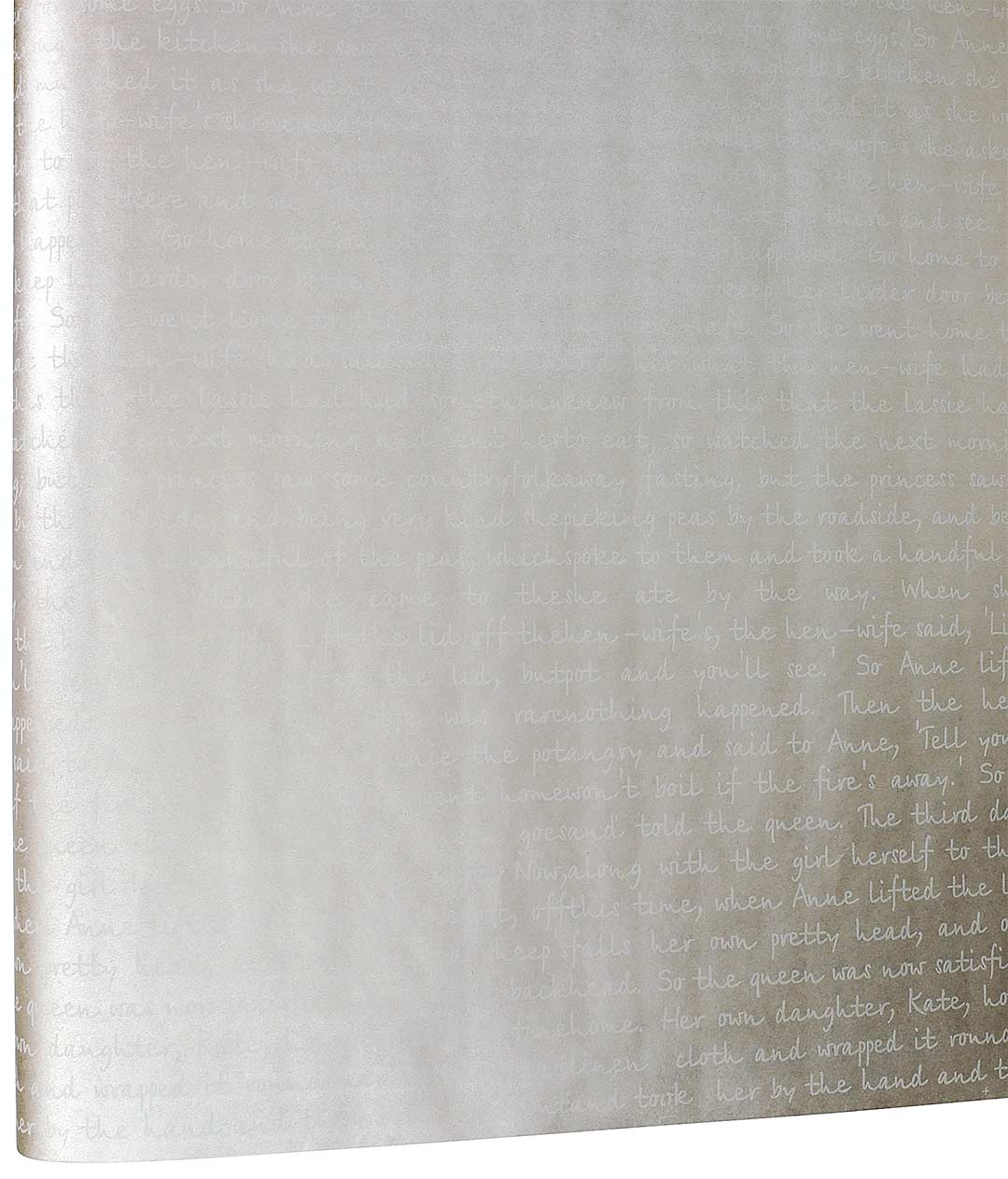 Изображение Бумага для цветов серебро Письмо белое DEKO