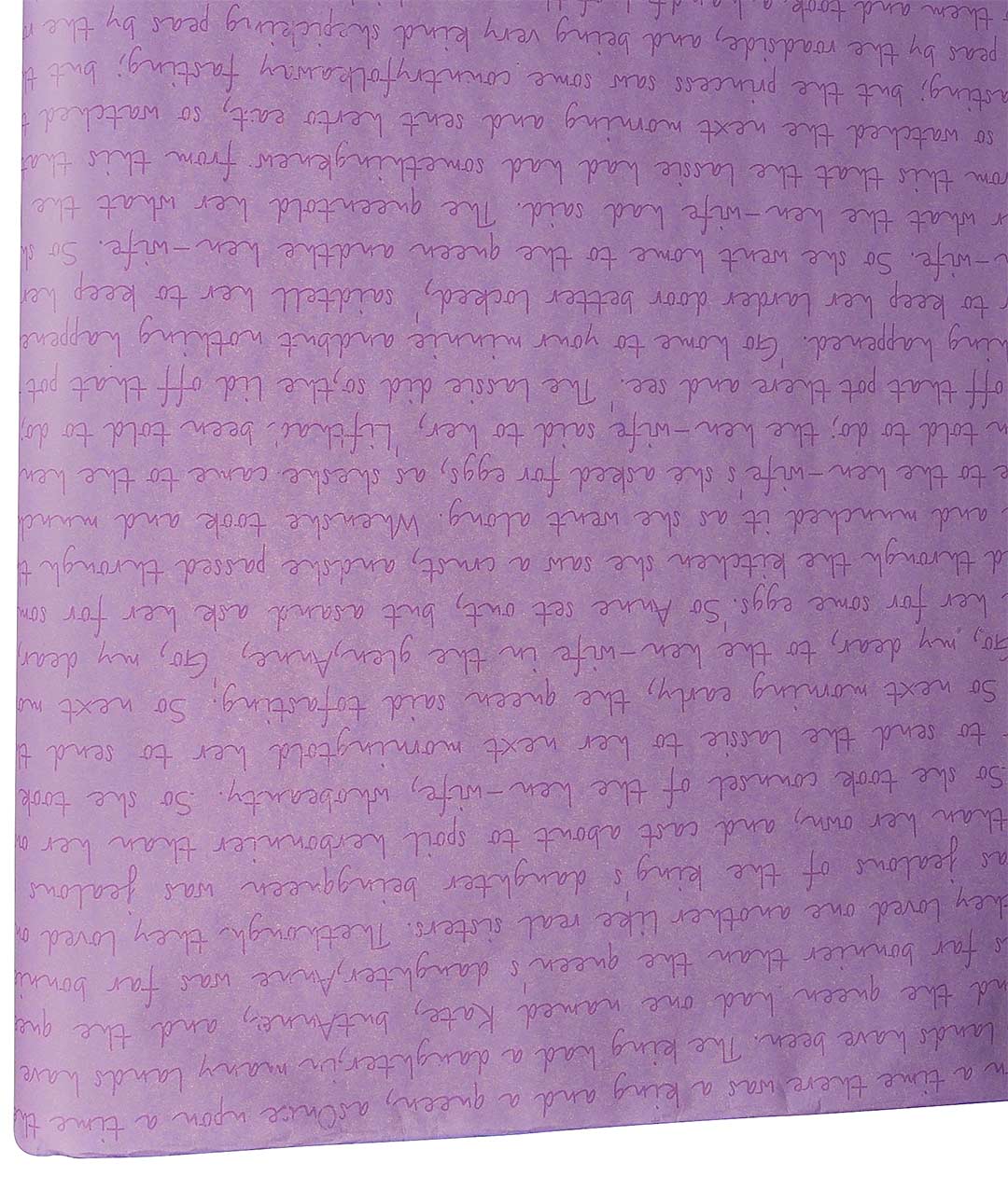 Изображение Бумага для цветов светло-сиреневая Письмо фиолетовое DEKO