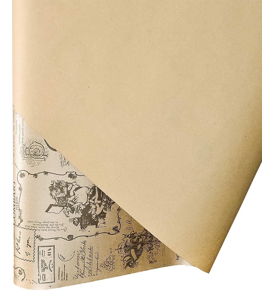 Изображение Бумага для упаковки цветов и подарков Открытка золото DEKO