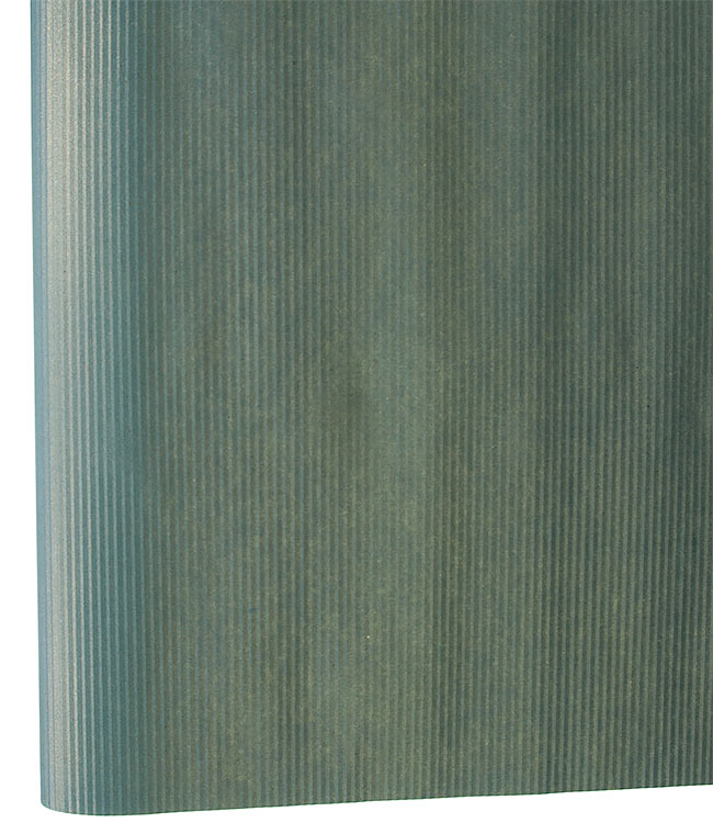Изображение Бумага крафт для упаковки цветов коричневая напыление бирюза