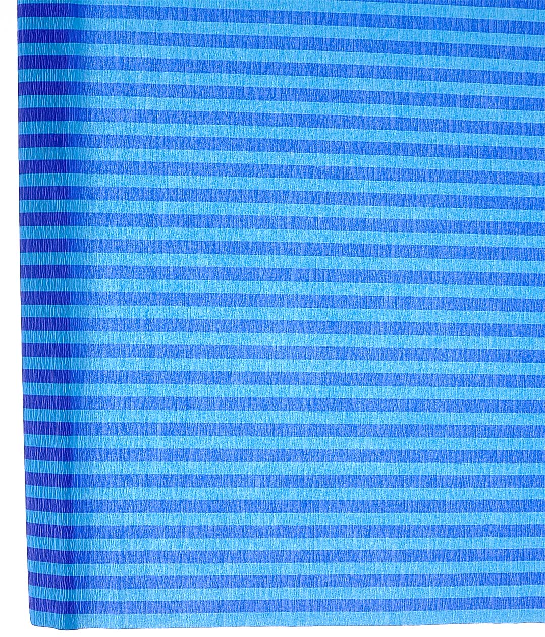 Изображение Креп бумага синяя+т.синяя полоса