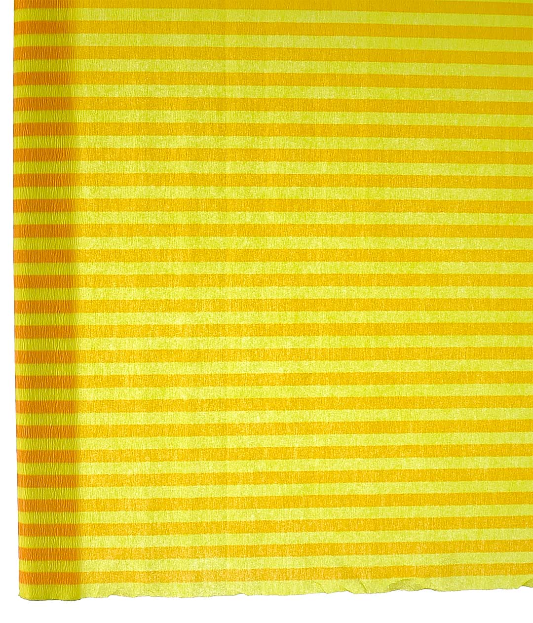 Изображение Креп папір жовтий з помаранчевою смугою