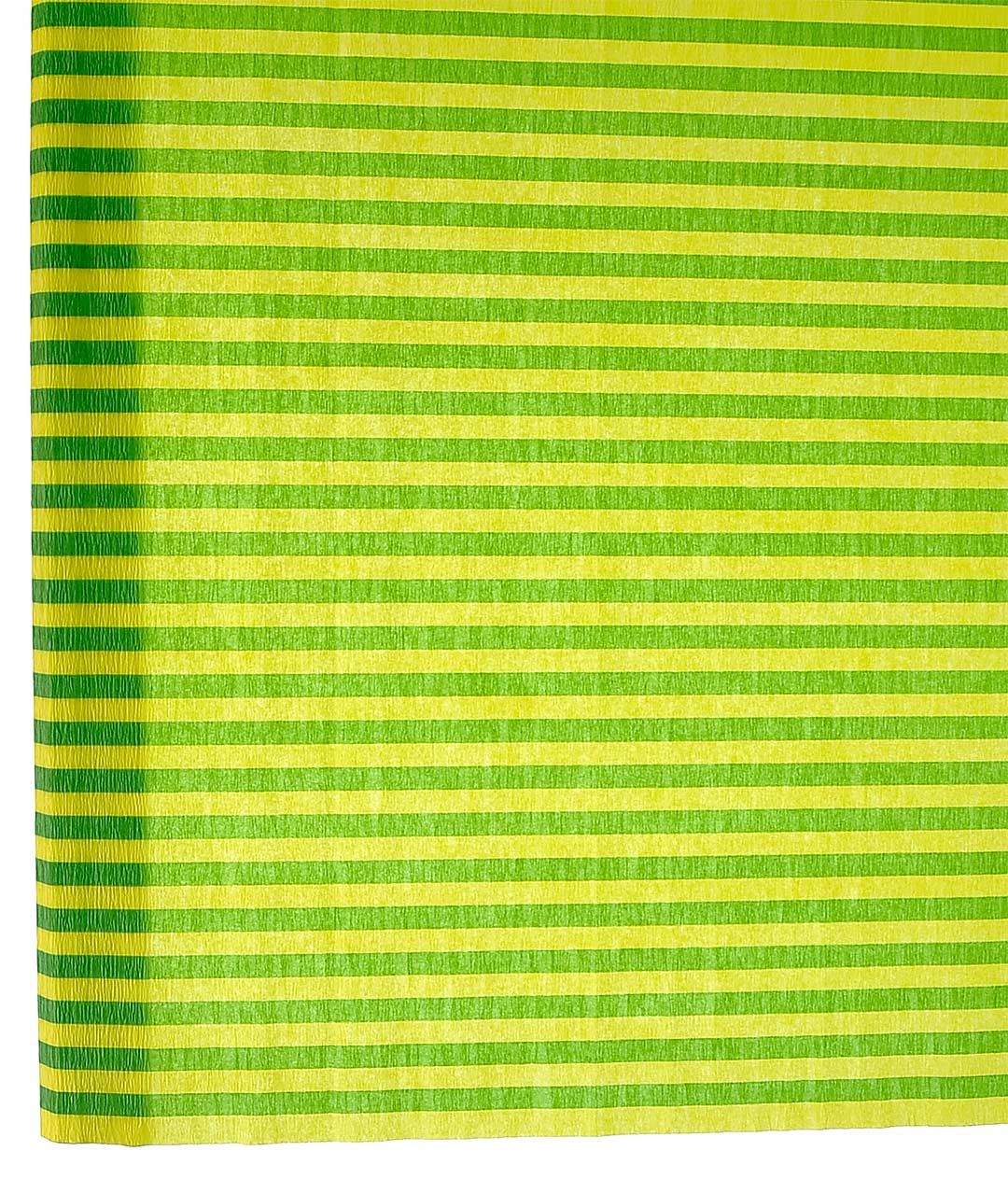 Изображение Креп папір жовтий з зеленою смугою