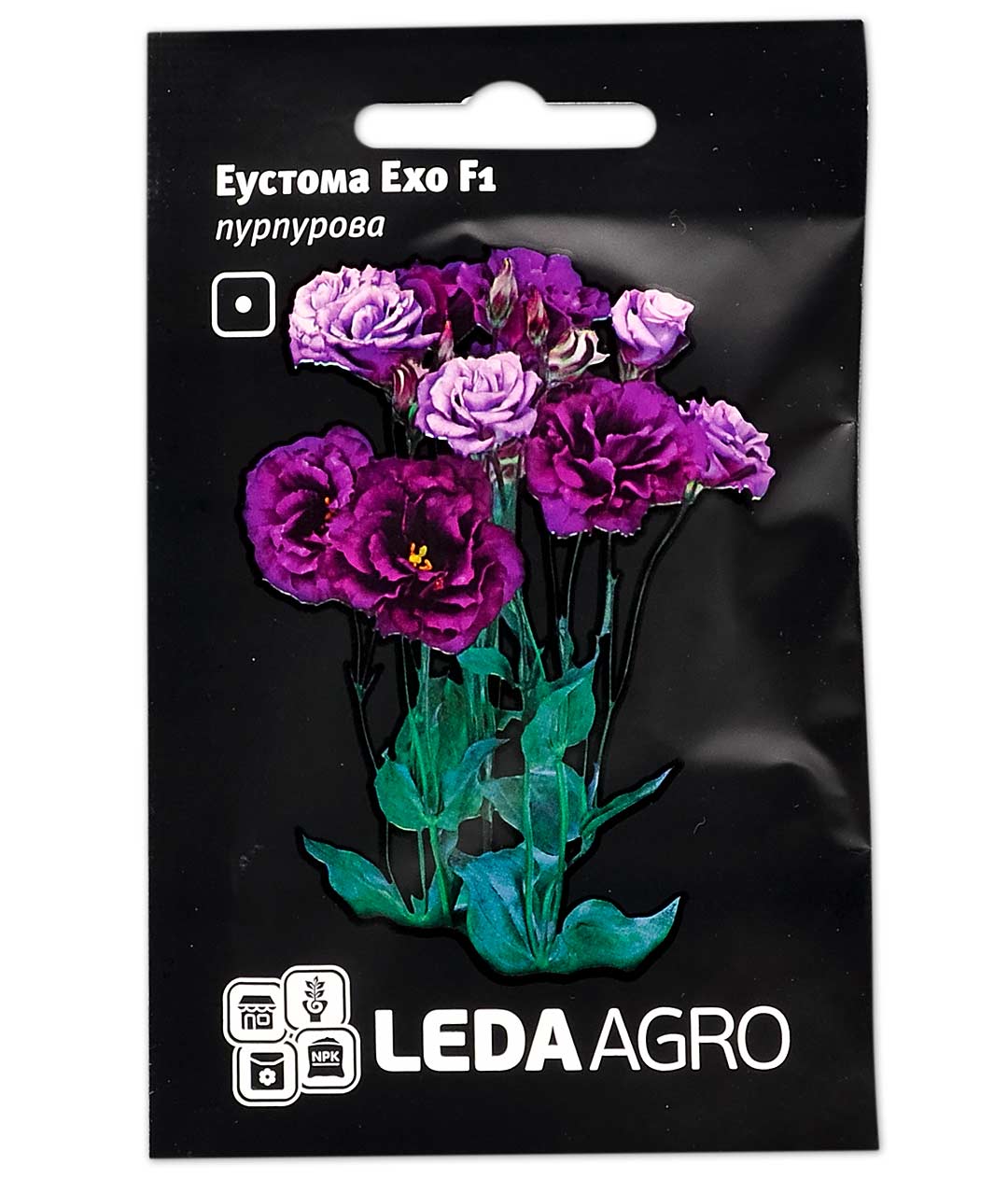 Изображение Семена цветов Эустома Эхо пурпурная F1