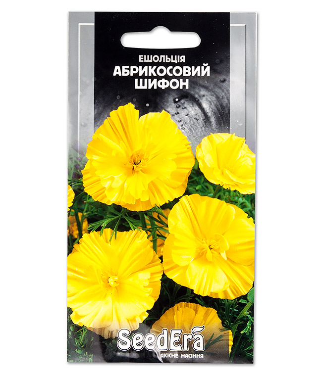 Изображение Семена цветов Эшольция Абрикосовый Шифон