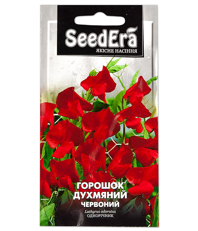 Изображение Семена цветов Горошек душистый Красный