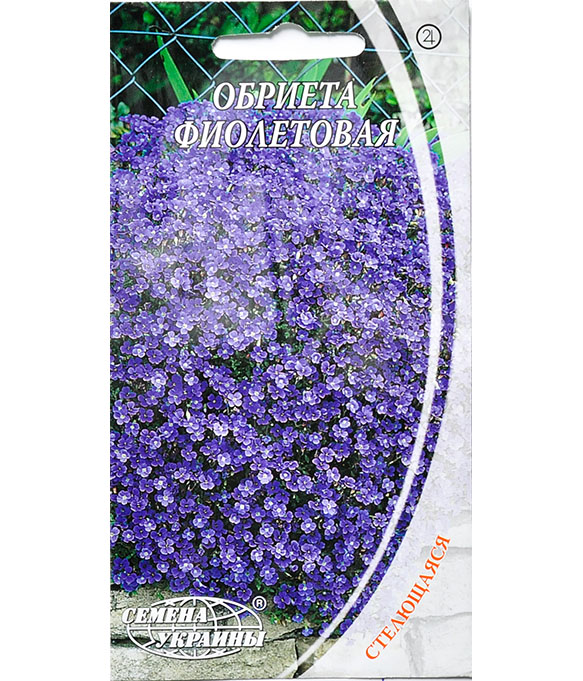 Изображение Семена цветов Обриета фиолетовая