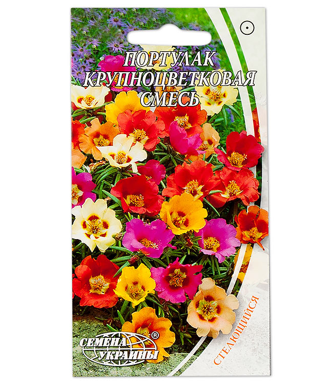 Изображение Семена цветов Портулак Крупноцветковая смесь
