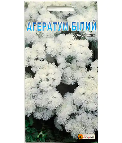 Семена цветов Агератум белый