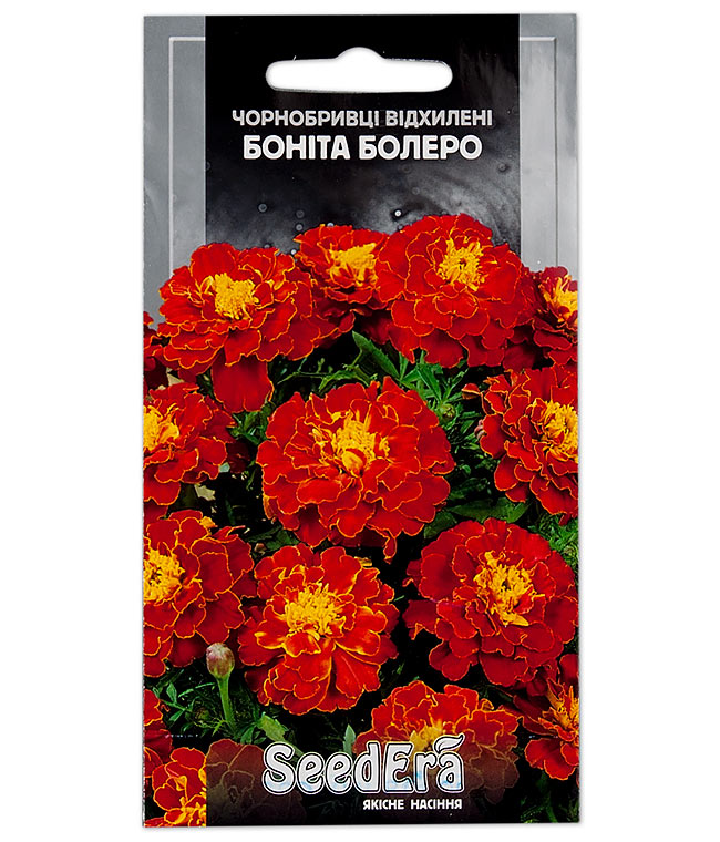 Изображение Семена цветов Бархатцы Бонито Болеро