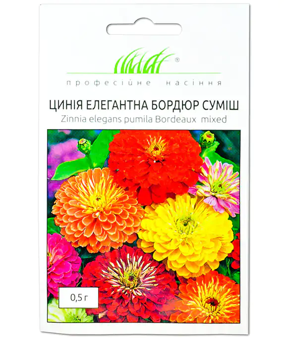 Изображение Циния элегантная Бордюр смесь