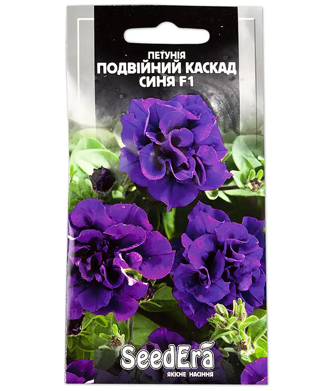 Семена цветов Петуния Двойной каскад синяя F1