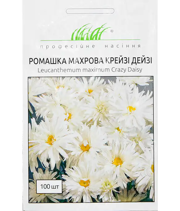 Семена цветов Ромашка махровая Крейзи