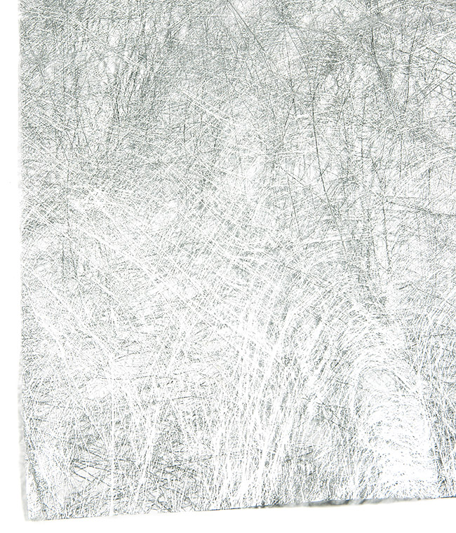 Изображение Флизелин для цветов лист Серебро
