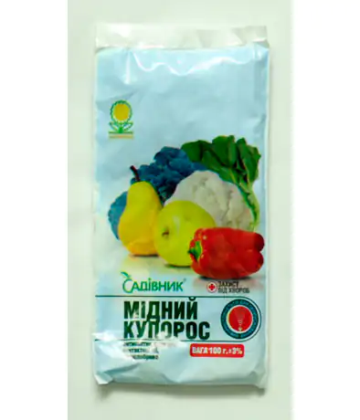 Изображение Фунгицид Медный купорос 100г Садивник