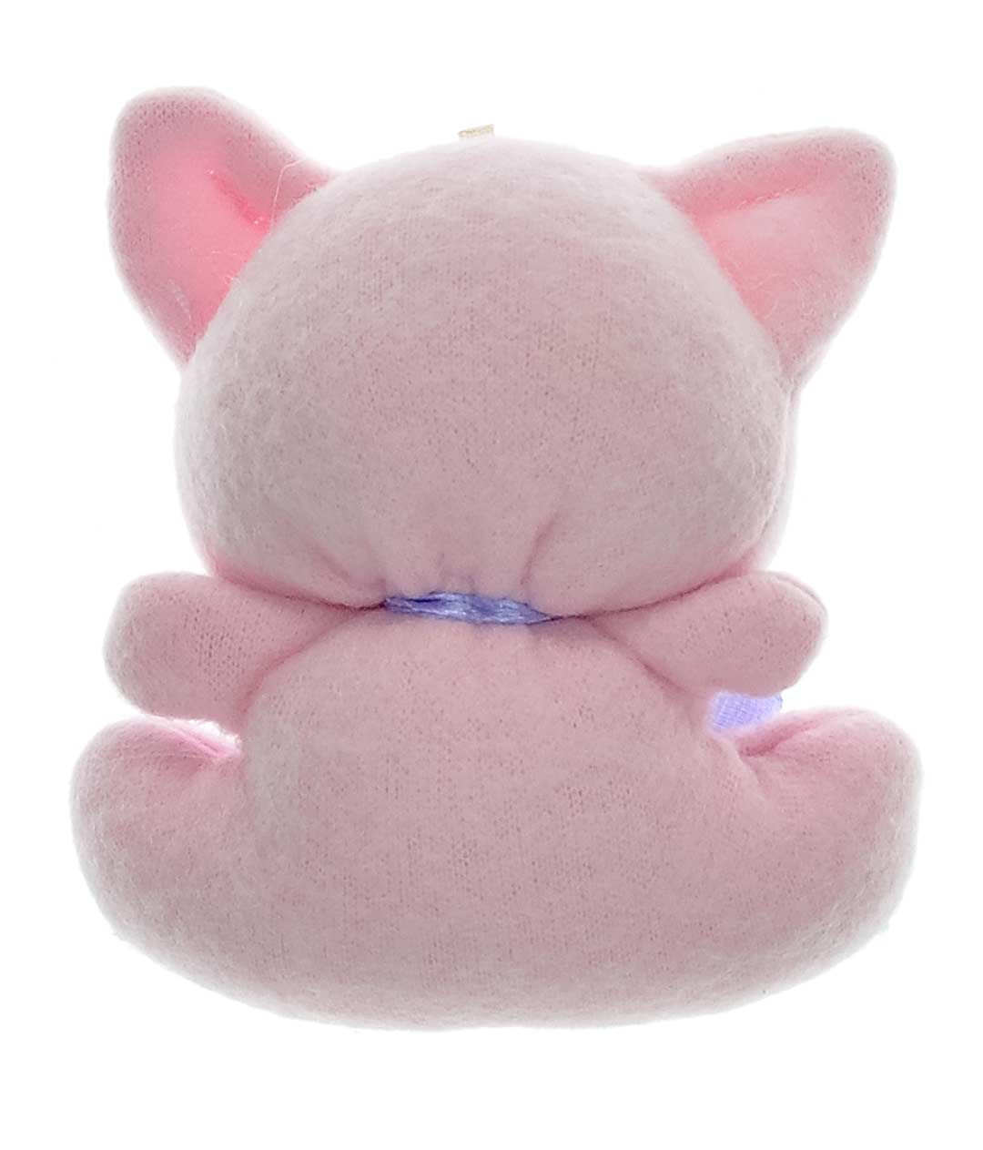 Изображение М'яка іграшка для букетів Міні Котик рожевий 10см