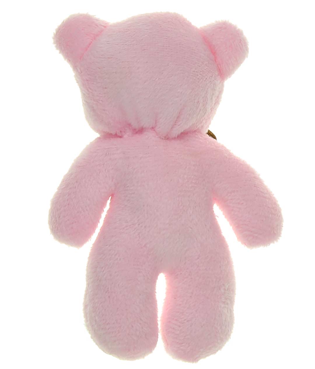 Изображение Игрушка для букетов мишка розовый 12см