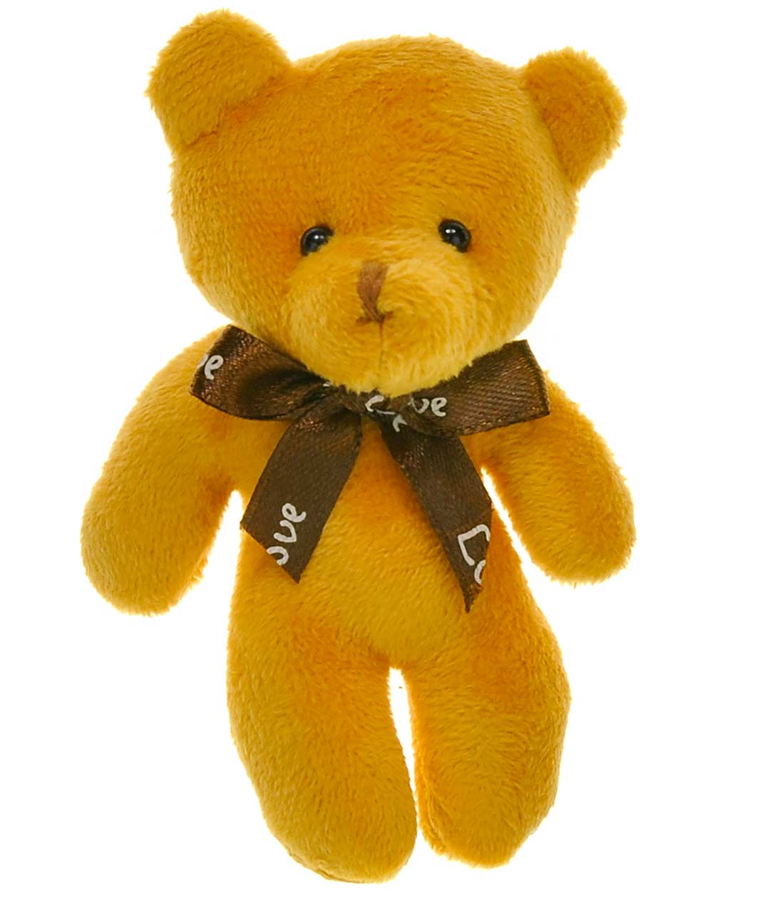 Изображение Игрушка для букетов мишка коричневый 12см