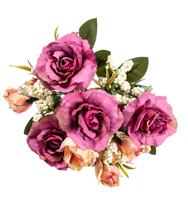 Изображение Букет роз сиренево-розовых KWY614