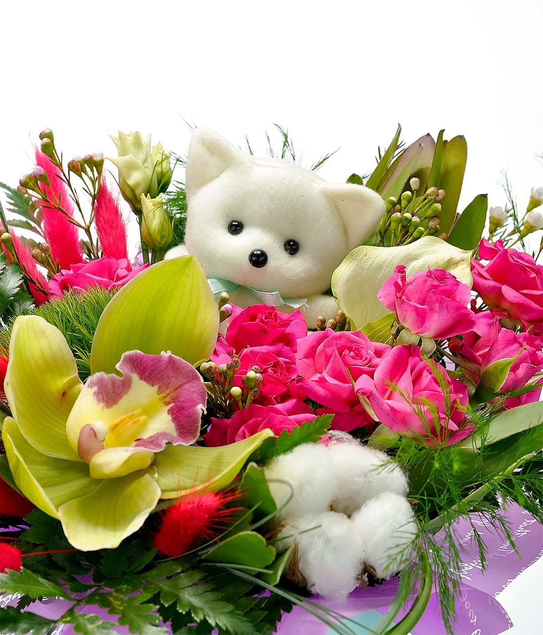 Изображение С днем рождения цветы в коробках 9302
