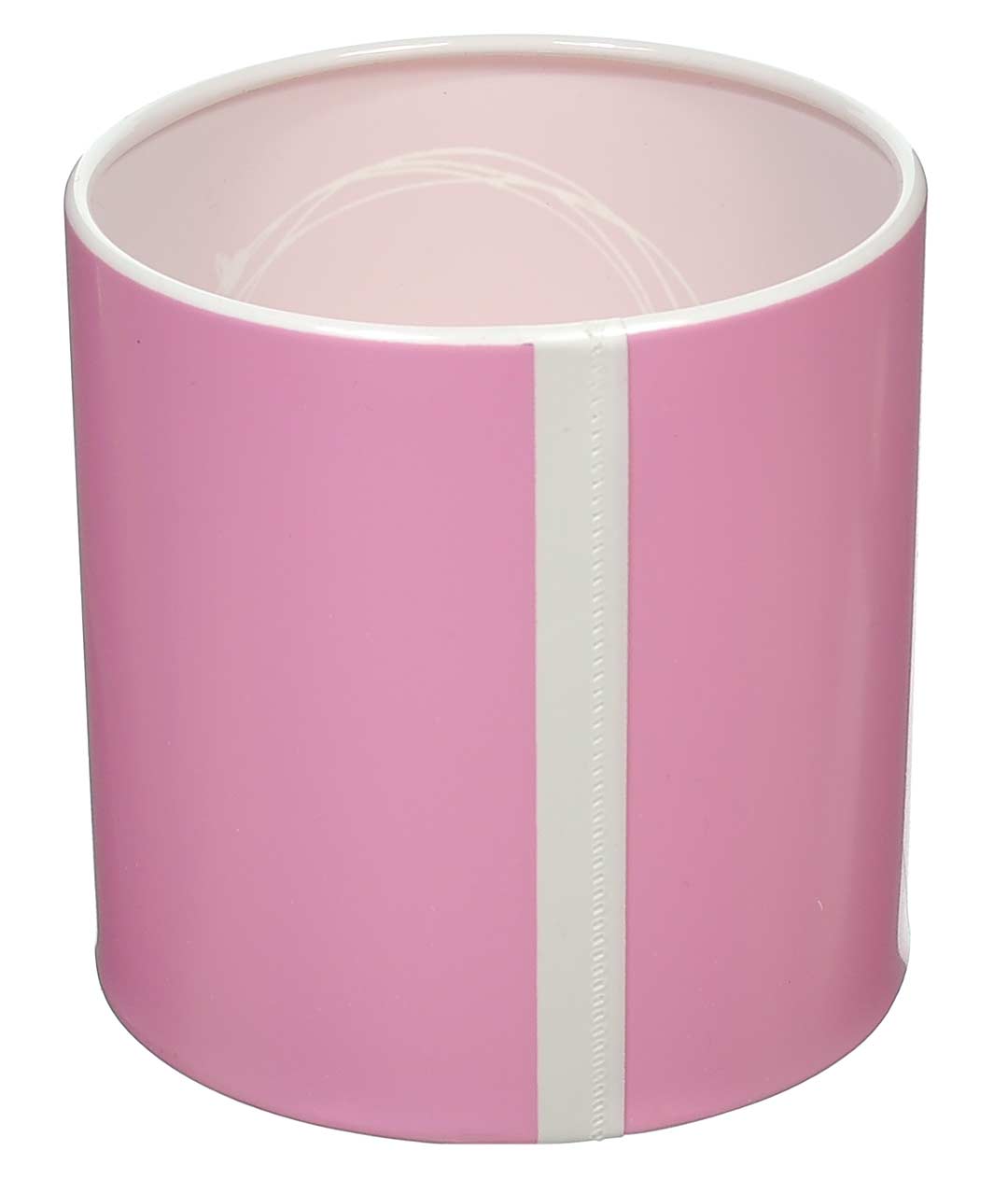 Изображение Коробка для цветов пластиковая SWEET бледно-розовая 100/100