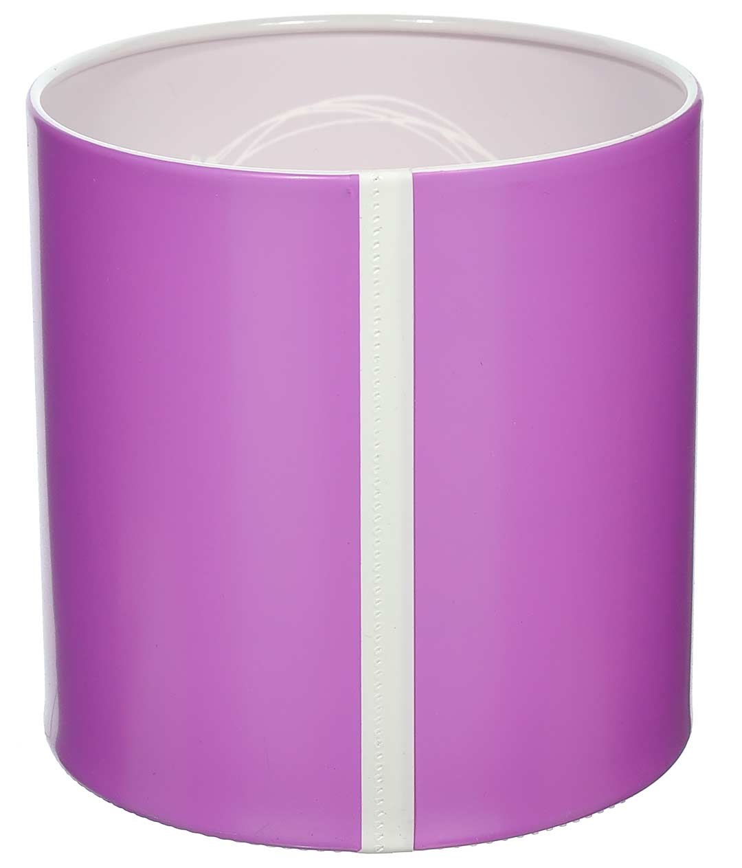 Изображение Коробка для цветов пластиковая SWEET фиолетовая 140/140