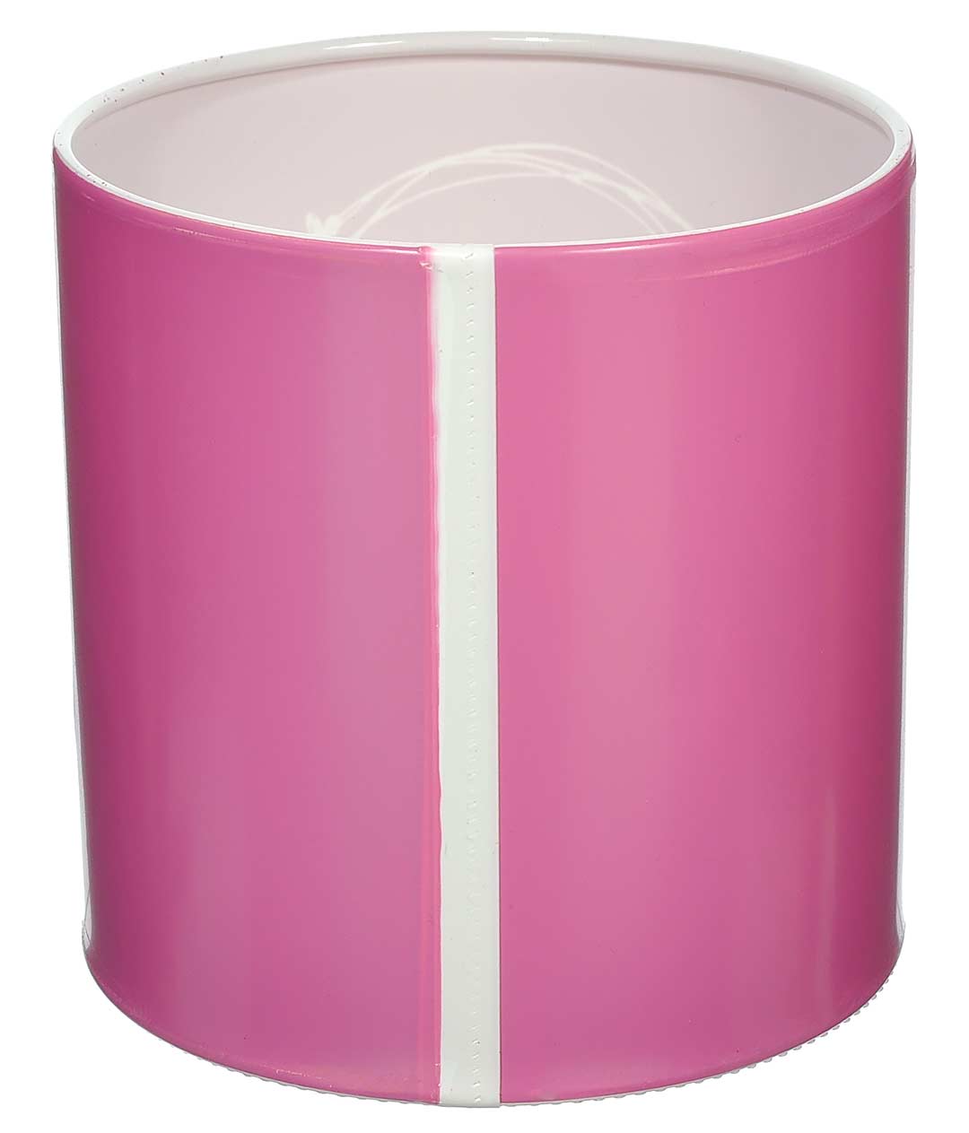 Изображение Коробка для цветов пластиковая SWEET розовая 140/140