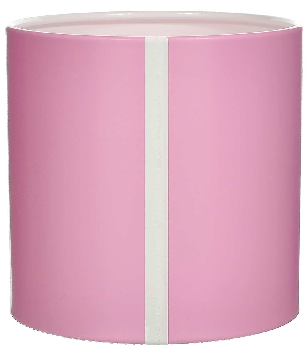 Изображение Коробка для цветов пластиковая SWEET Розовая 140/140